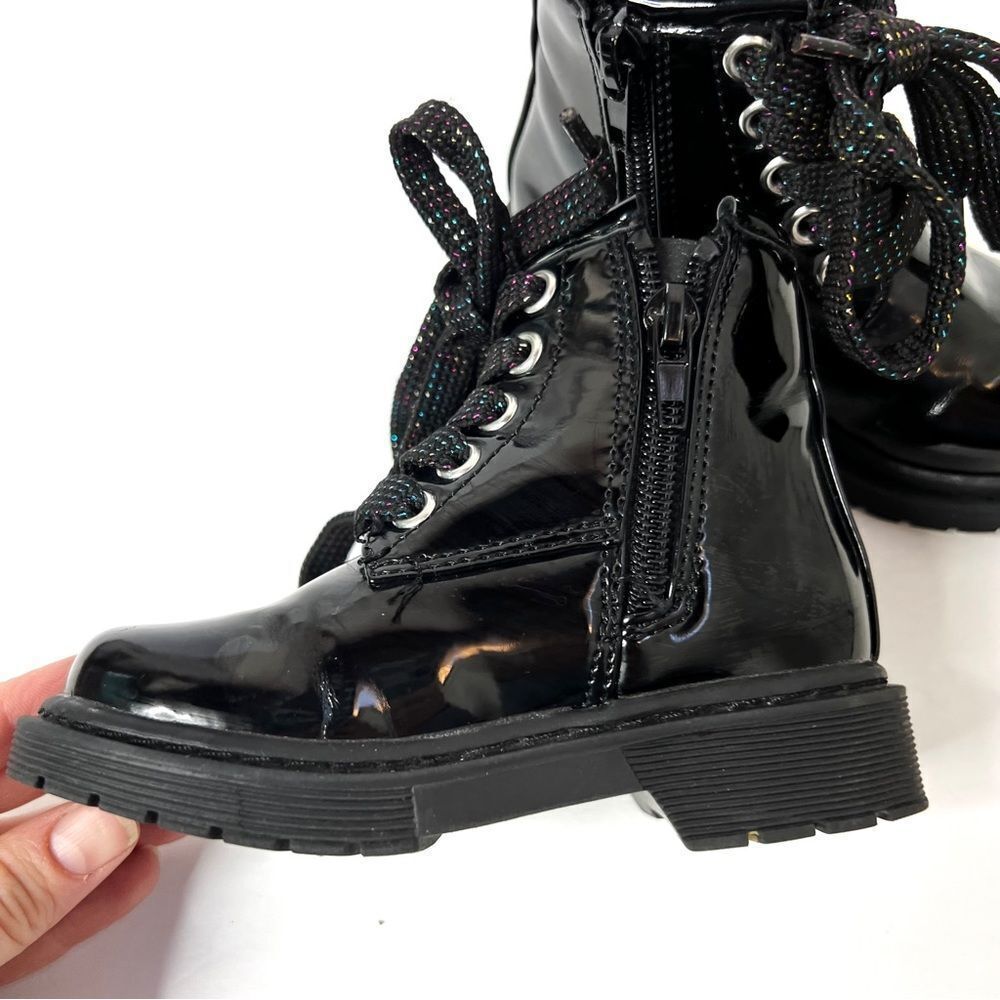 Thereaboots Black Patent Leather Ankle Bootie - Picture 4 of 7